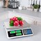 Silver ABS Digital Weight Food Count Scale with 3 Power Supply Modes